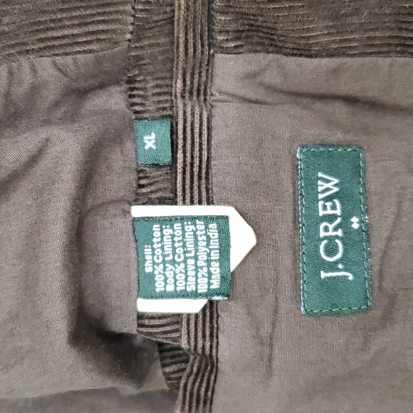 J. Crew Factory sport coat men's XL navy blue corduroy western blazer - Picture 10 of 11